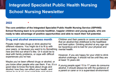 NHS – School Nursing Newsletter, January 2022